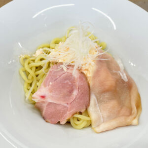エビ白湯つけ麺 to カキ油